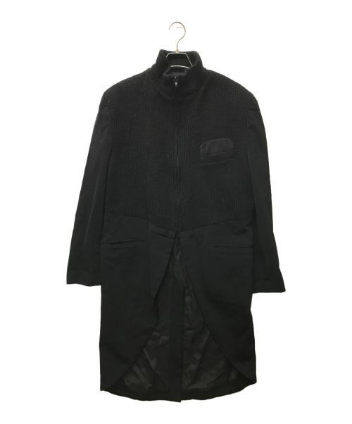 Yohji Yamamoto Yohji Yamamoto pour homme Knit switching zip-up coat Size US XL / EU 56 / 4 - 1 Thumbnail