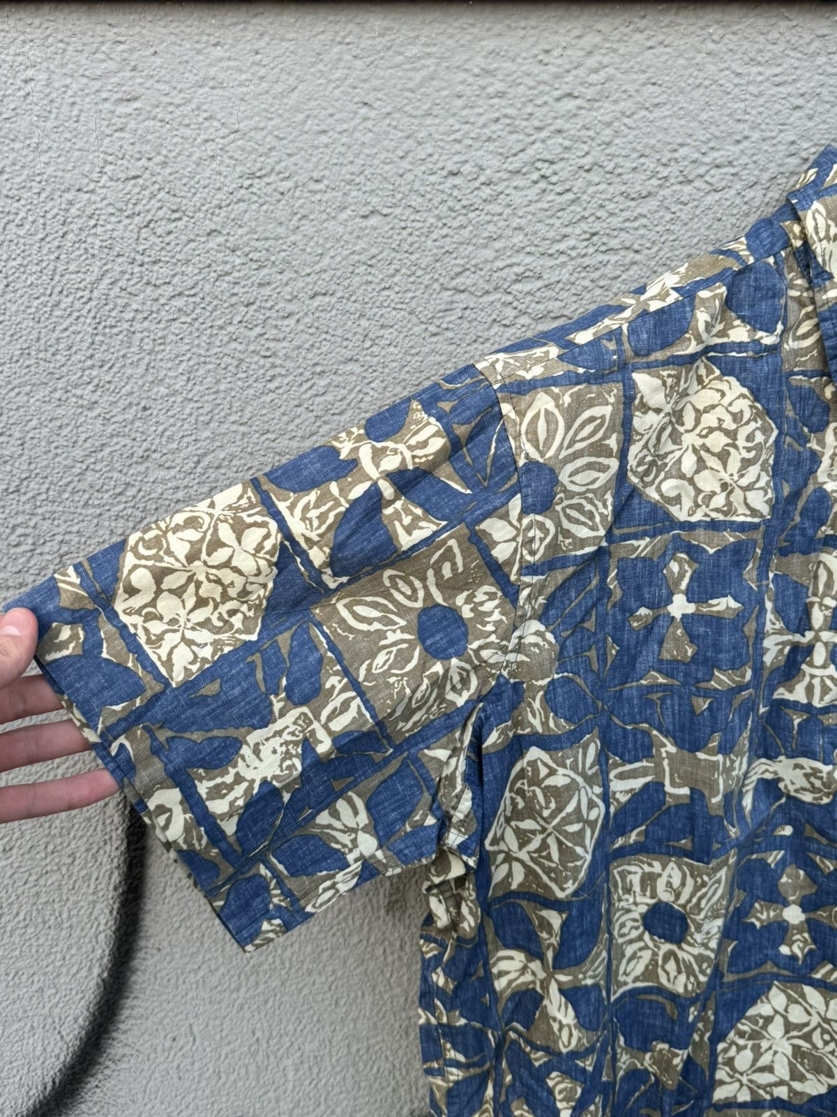 Reyn Spooner × Vintage RARE Reyn Spooner 1/4 Shirt XL Alfred Shaheen Pareau Aloha Size US XL / EU 56 / 4 - 6 Thumbnail
