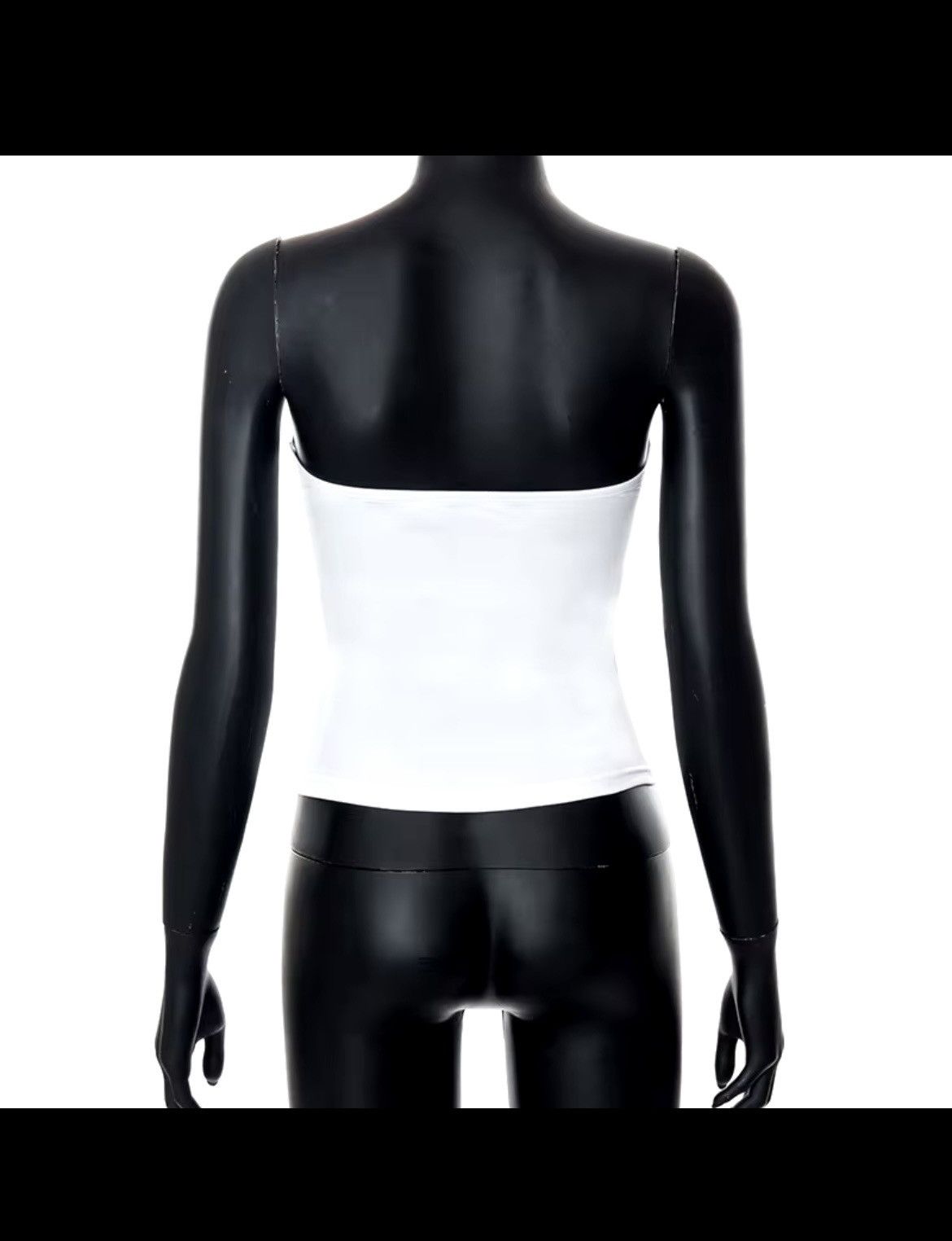 Japanese Brand White tube top Size M / US 6-8 / IT 42-44 - 3 Thumbnail