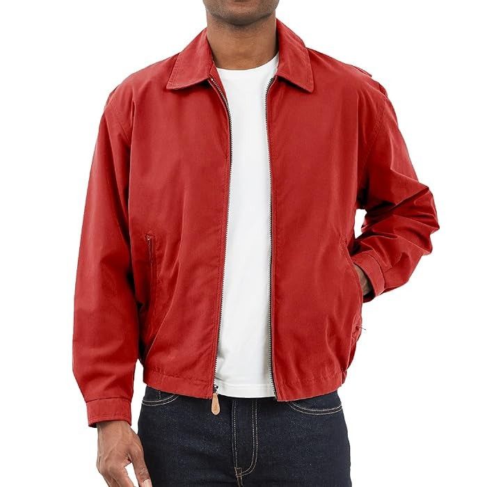 London Fog London Fog Mens Auburn Golf Jacket M Medium Chili Red Zip Fr Size US M / EU 48-50 / 2 - 1 Thumbnail