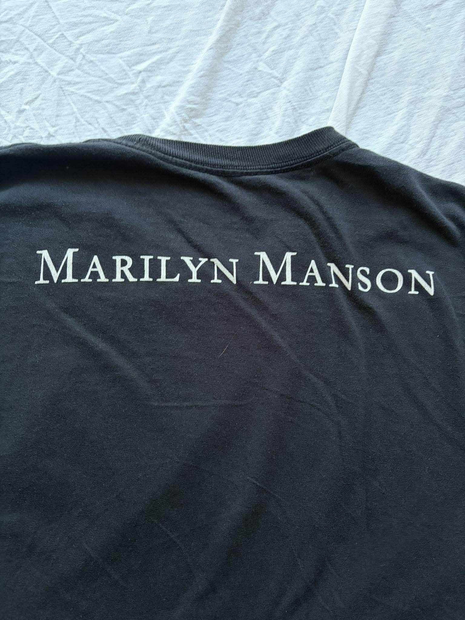 Band Tees Marilyn Manson mechanical animals era Face ls 90's Size US XL / EU 56 / 4 - 4 Thumbnail