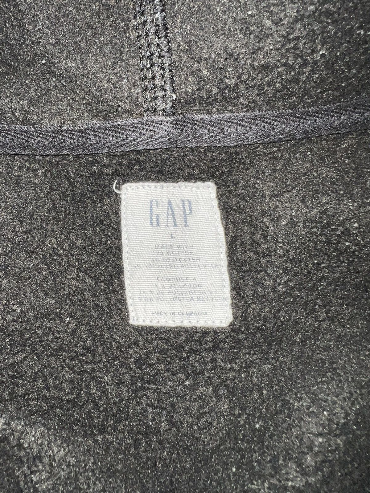 Gap GAP Zip Hoodie Black/Grey/White Size US L / EU 52-54 / 3 - 4 Thumbnail