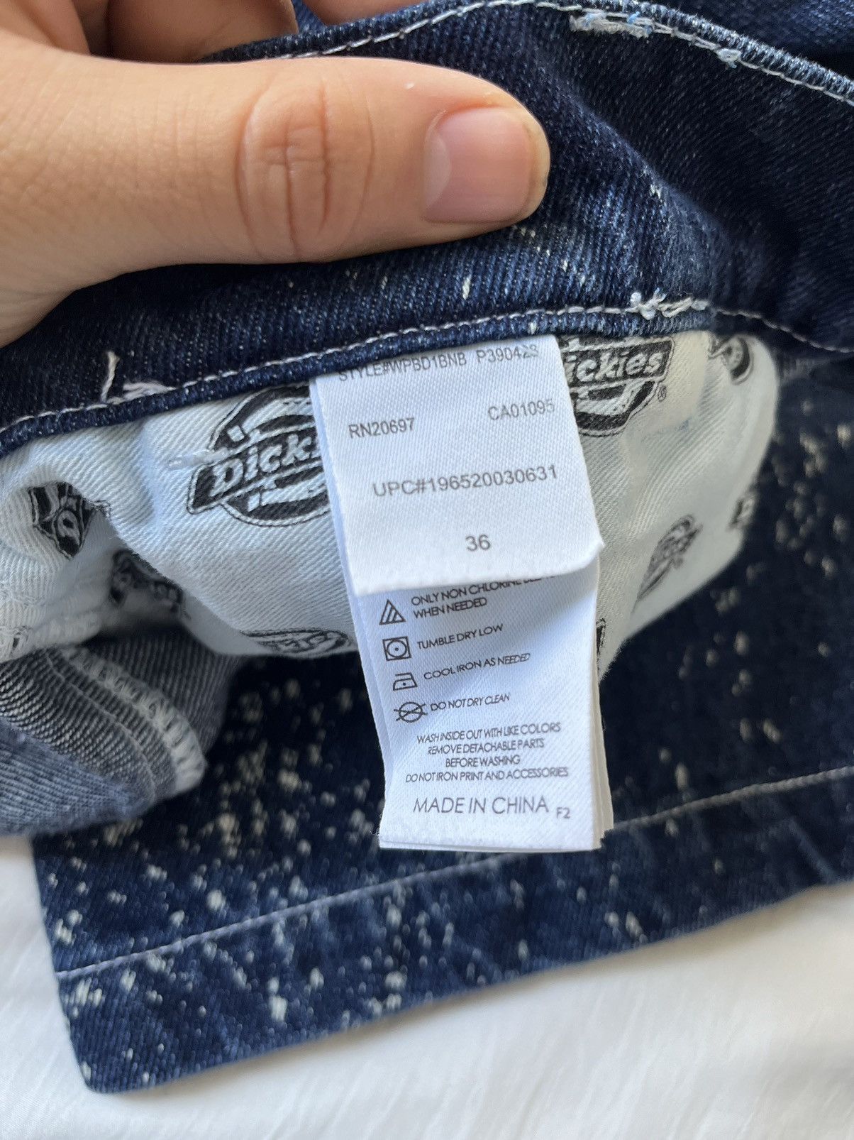 Brain Dead × Dickies Braindead bleached denim Size US 36 / EU 52 - 4 Thumbnail