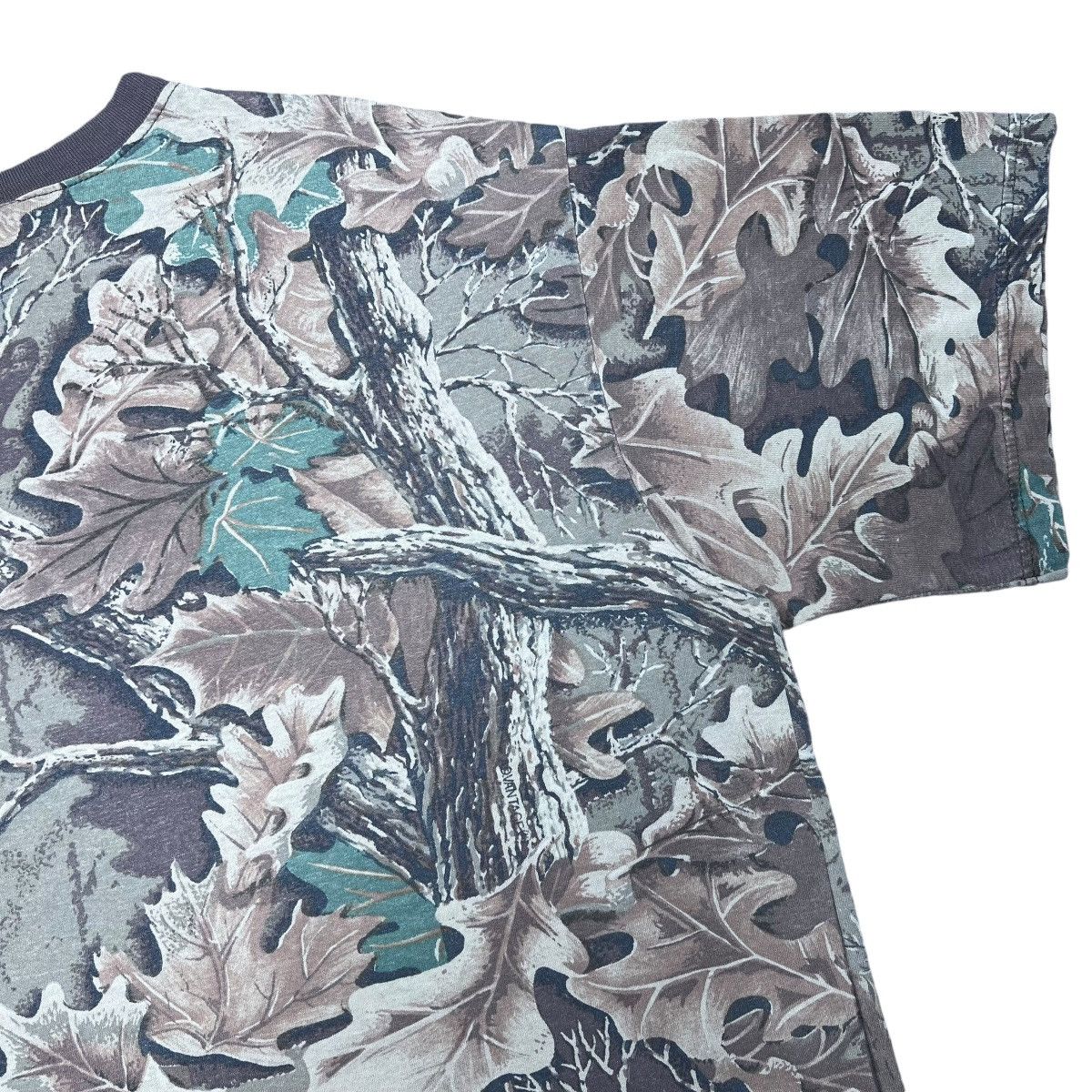 Realtree × Redhead × Vintage Vtg 90s Red Head Hunting Real Tree Camo All Over Print Tee Size US XXL / EU 58 / 5 - 10 Thumbnail
