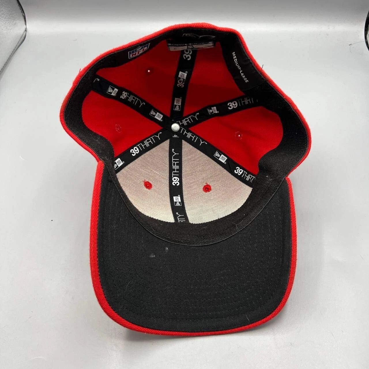 New Era Kansas City Chiefs Hat Men Medium-Large MLB Stretch Fitted Size ONE SIZE - 2 Thumbnail