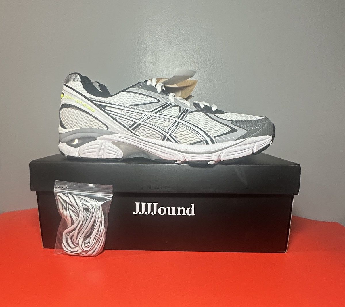 Asics Size 12 - ASICS JJJJound x GT 2160 White Black Size US 12 / EU 45 - 1 Thumbnail