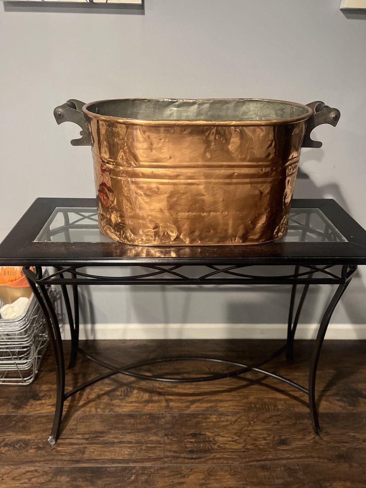 non Copper Storage Bin with Handles Size ONE SIZE - 7 Thumbnail