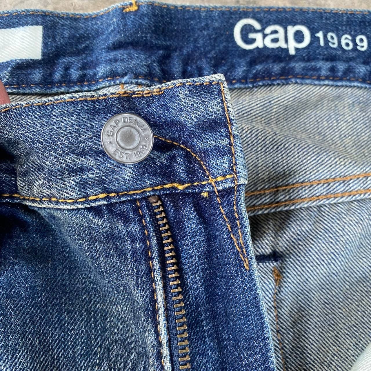 Gap VINTAGE Y2K GAP DISTRESSED GRUNGE DENIM Size US 33 - 9 Thumbnail