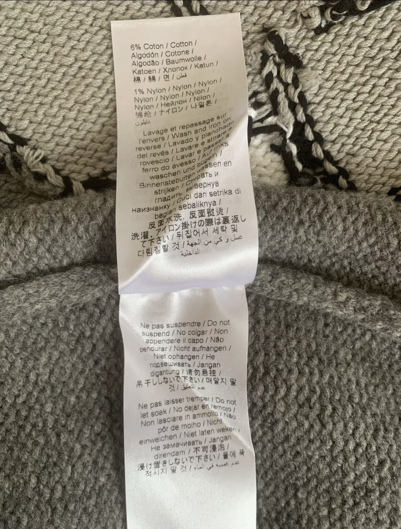 Kenzo KENZO ELEPHANT' EMBROIDERED JUMPER Misty Grey Medium Wool Size US M / EU 48-50 / 2 - 6 Thumbnail