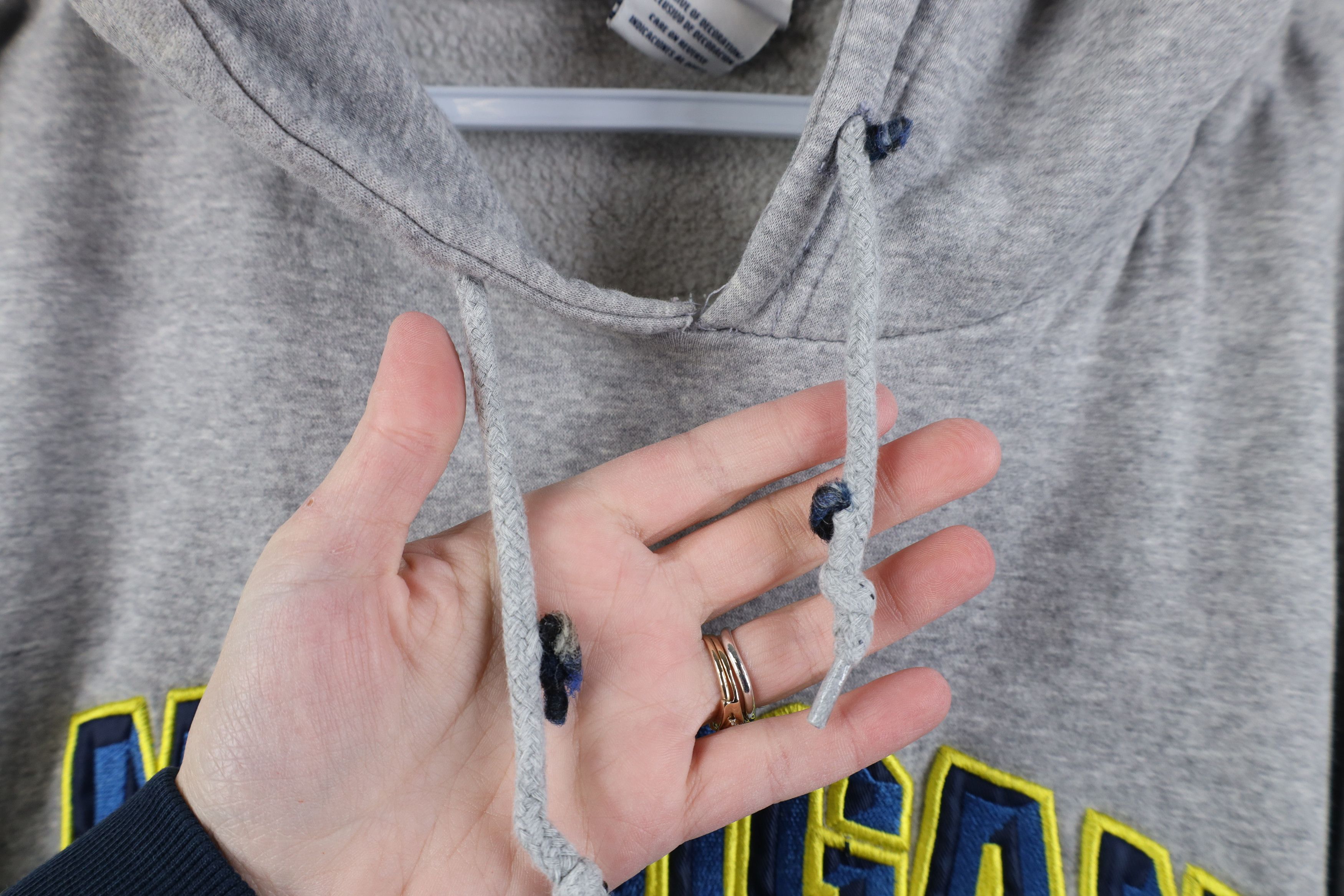 Vintage Vintage Spell Out University of Michigan Hoodie Sweatshirt Size XL / US 12-14 / IT 48-50 - 4 Thumbnail