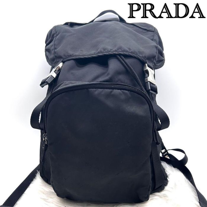 Prada Vintage Prada Tessuto V135 Nylon Backpack | Grailed