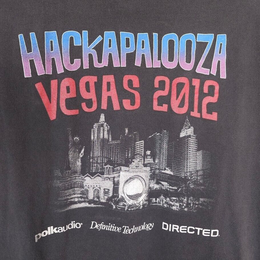 Other Hackapalooza T Shirt Mens Size 2XL Black Las Vegas 2012 Hack Size US XXL / EU 58 / 5 - 4 Thumbnail