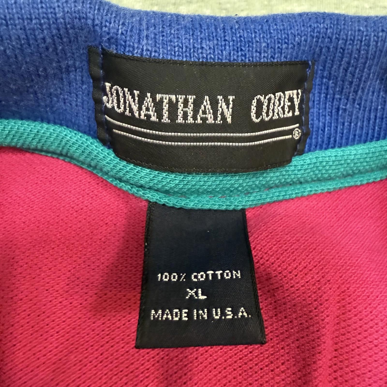 Other Jonathan Corey Hallmark Polo Shirt Mens XL Pink VTG USA Size US XL / EU 56 / 4 - 3 Thumbnail