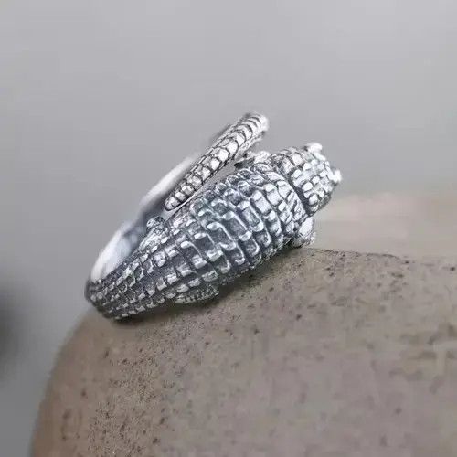 Japanese Brand Silver Ring Adjustable Size 埬9 Size 28 - 4 Thumbnail