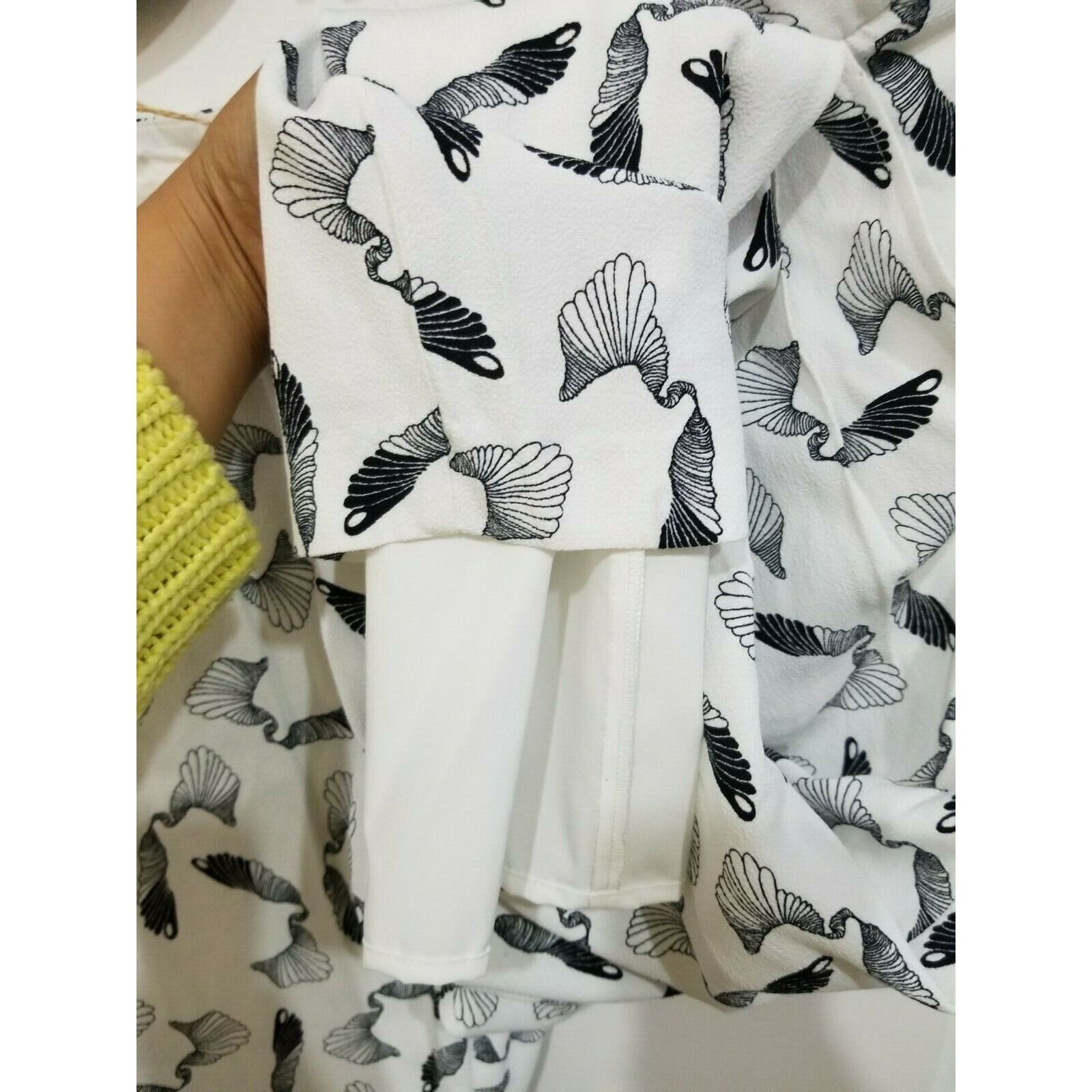 Samsoe Samsoe Samsoe Samsoe Womens Size S Dress Pant Plumes Pattern Office Size 30" / US 8 / IT 44 - 5 Thumbnail