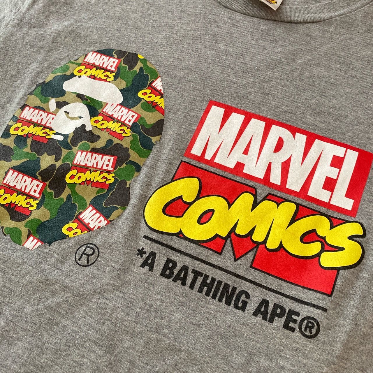 Bape × Marvel Comics BAPE x Marvel Camo Tee Size US M / EU 48-50 / 2 - 3 Thumbnail