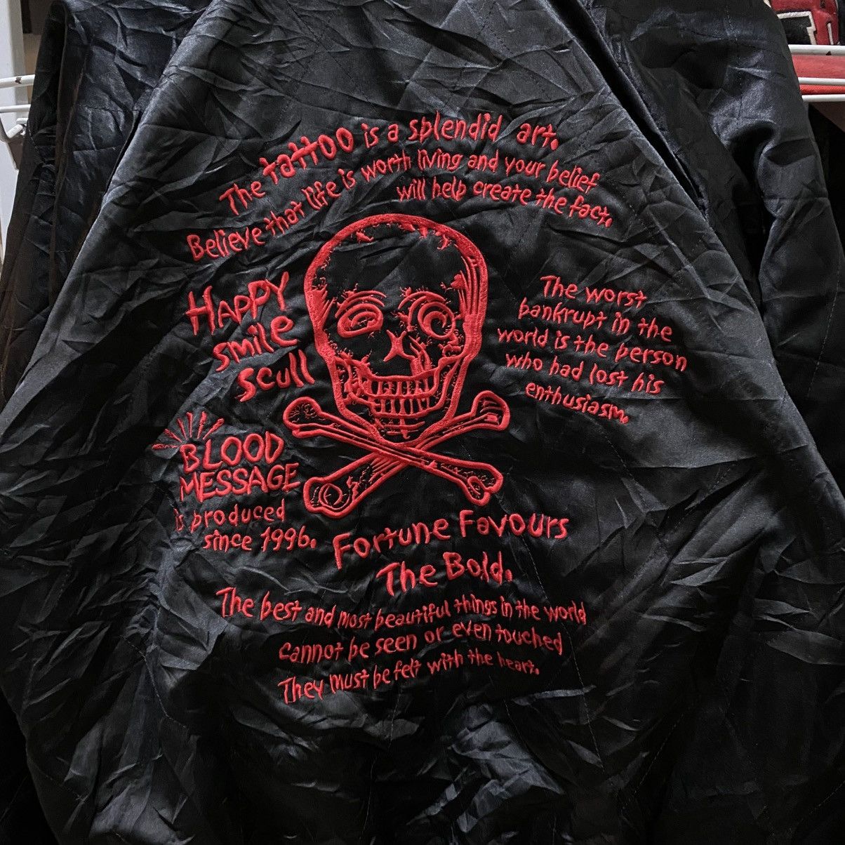 Tedman ARCHIVE Vintage Y2K Tedman Blood Message Reversible Jackets Size US L / EU 52-54 / 3 - 15 Thumbnail