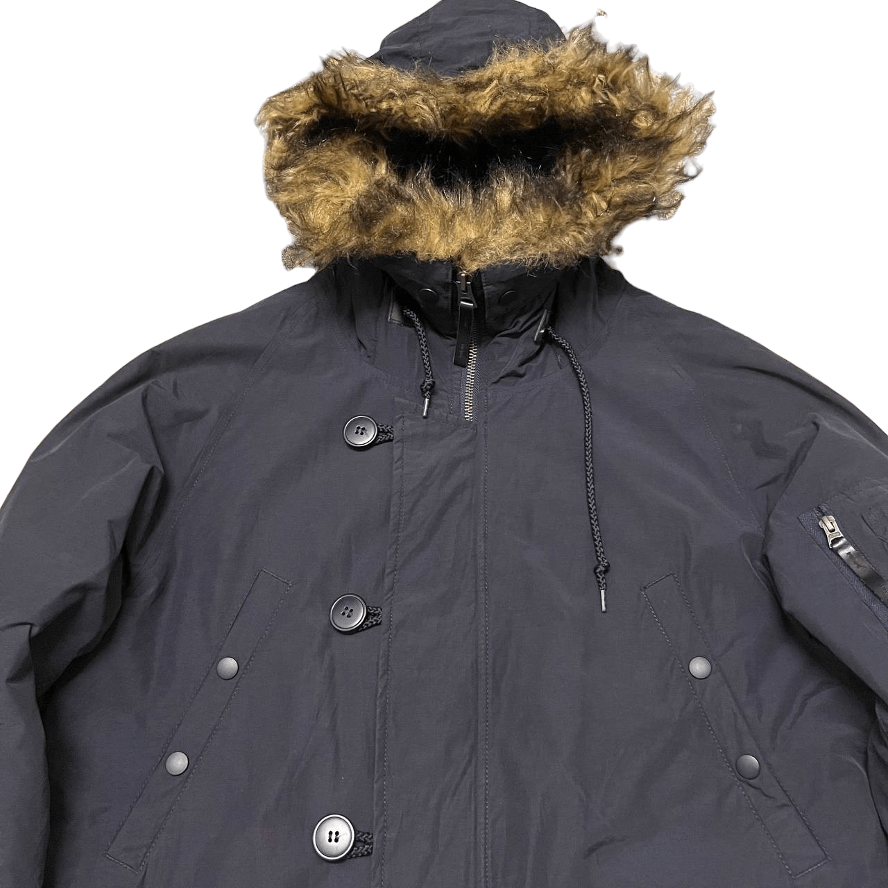 Alpha Industries Vintage Alpha Industries N-3B Military Parka Fur Jacket Size US L / EU 52-54 / 3 - 2 Thumbnail