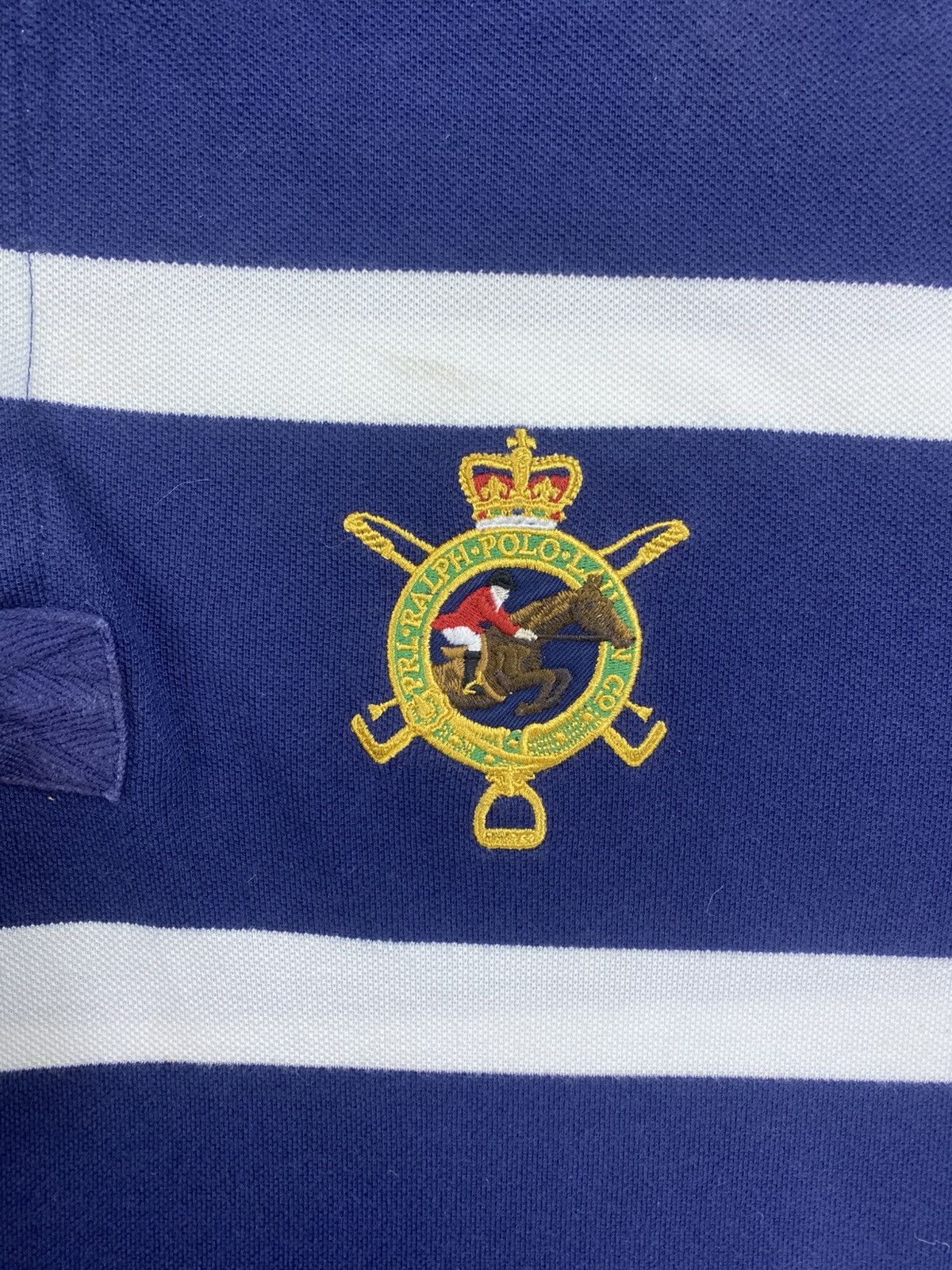 Polo Ralph Lauren × Vintage Vintage Polo Ralph Lauren Embroidery Logo Stripes Polos Size US L / EU 52-54 / 3 - 6 Thumbnail