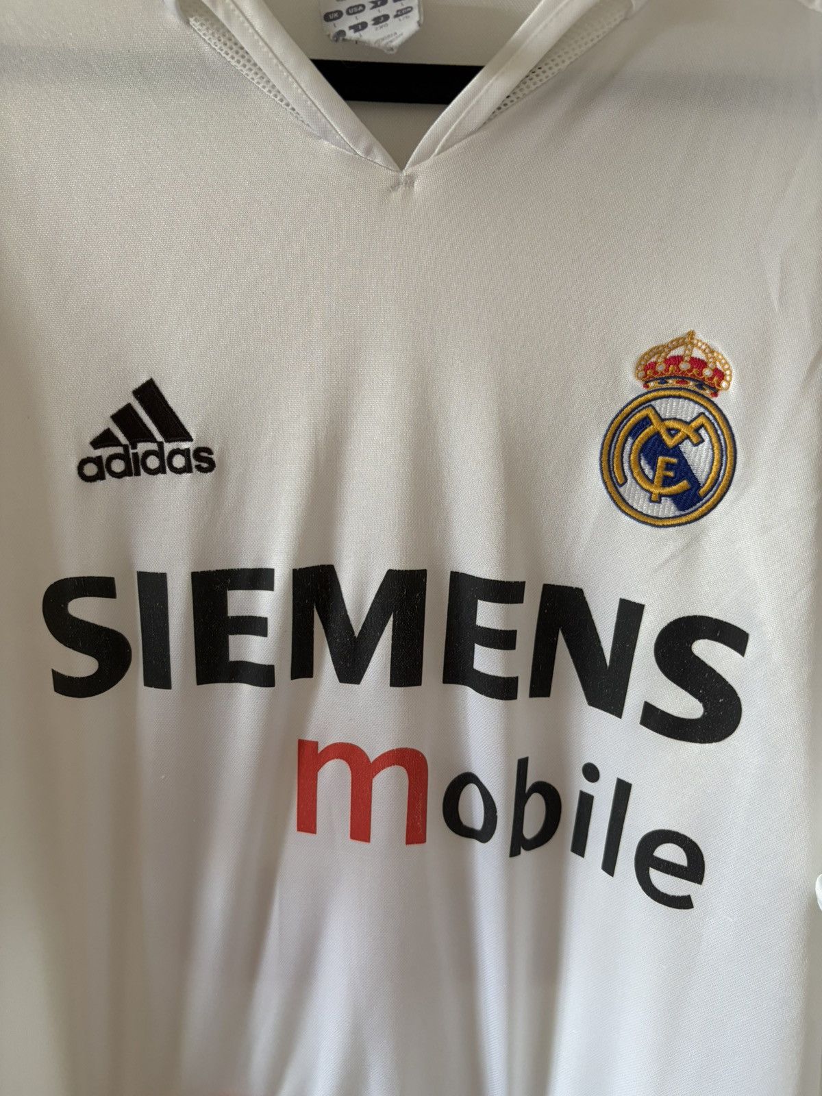 Real Madrid adidas 2004/2005 domowa Beckham vintage — zdjęcie 7