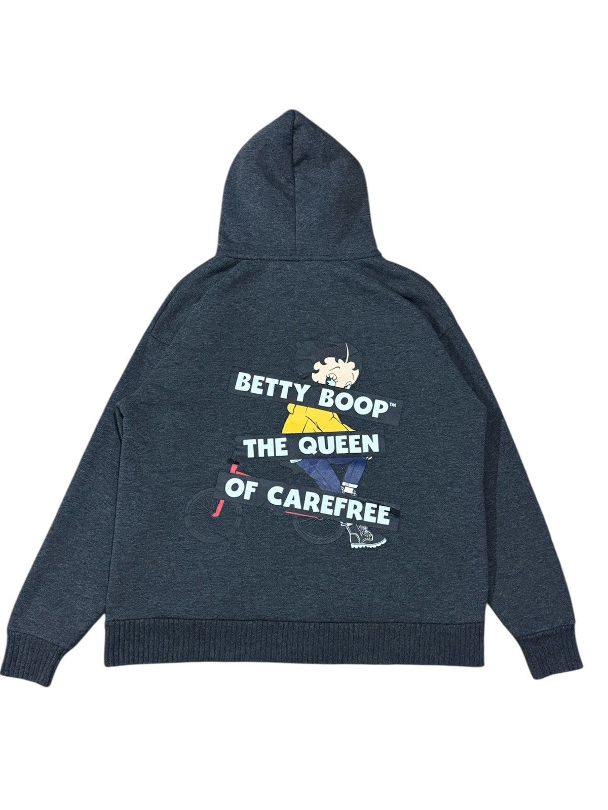 Vintage BETTY BOOP HOODIE (FUR INNER) Size US XXL / EU 58 / 5 - 1 Thumbnail