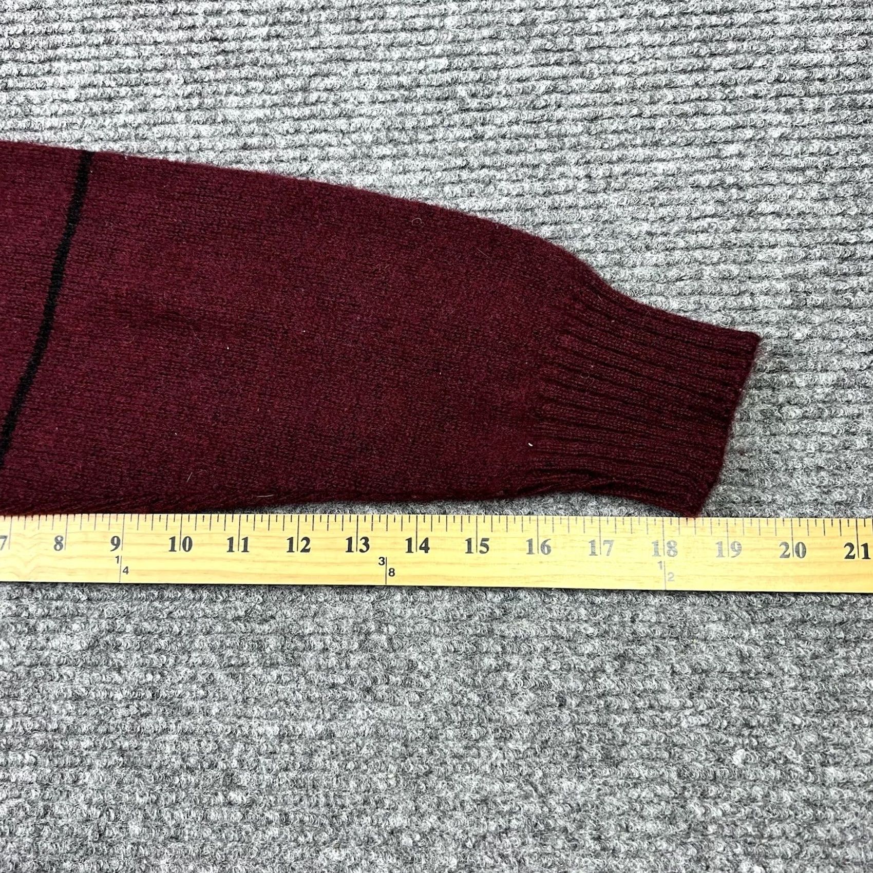 Vintage VINTAGE Maxam Sweater Shirt Mens Medium Red Burgundy 80s 90s Knit Wool Acrylic Crew Neck Long Sleeve Pullover Size US M / EU 48-50 / 2 - 7 Thumbnail