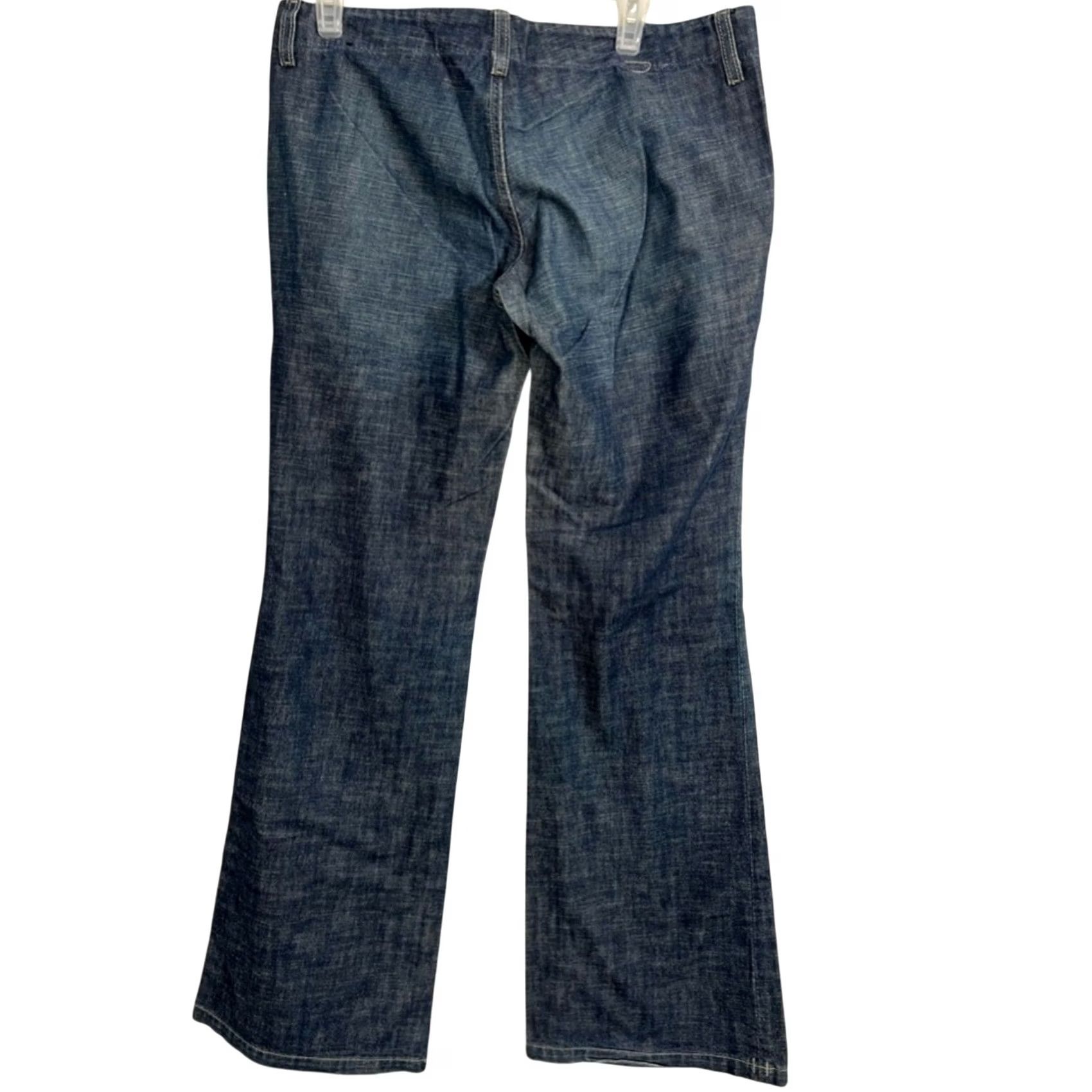 Diesel Diesel Jeans 31X34 Flared Wide Leg Blue Pants Men ITALY Size US 31 - 2 Thumbnail