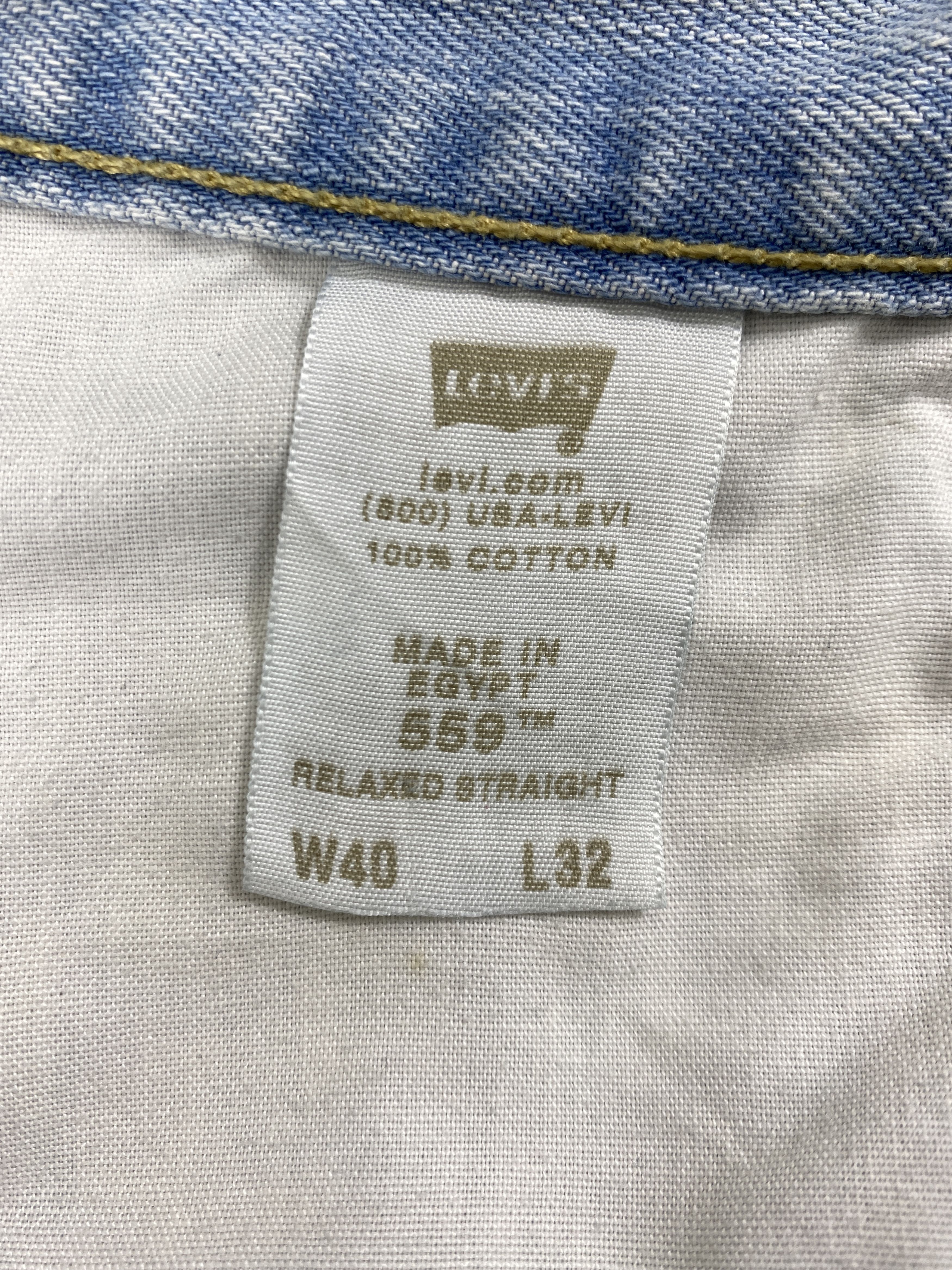 Levi's Light Wash Vintage Levi's 559 Straight Denim 41x31.5 JN496 Size US 41 - 9 Thumbnail
