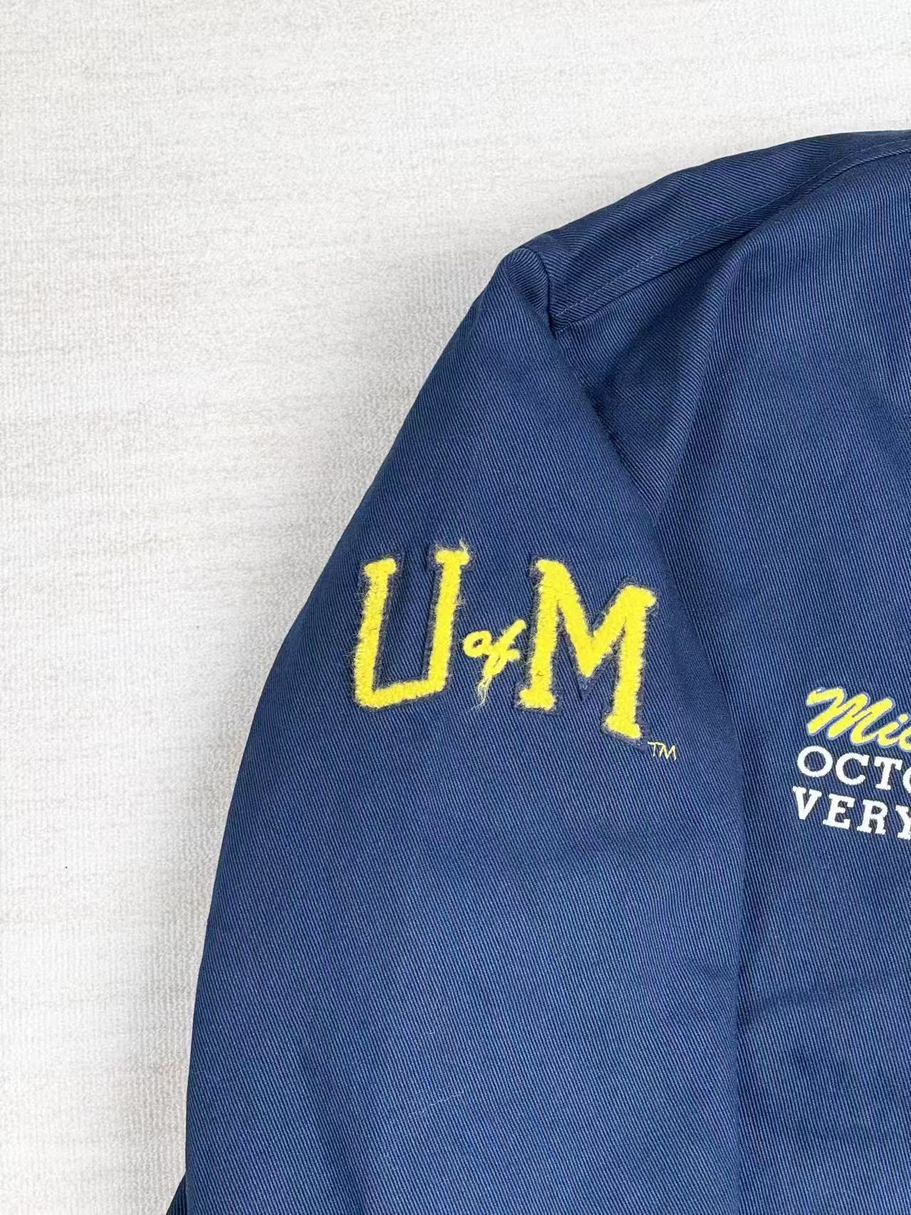 October's Very Own MICHIGAN WOLVERINES VARSITY JACKET Size US M / EU 48-50 / 2 - 6 Thumbnail
