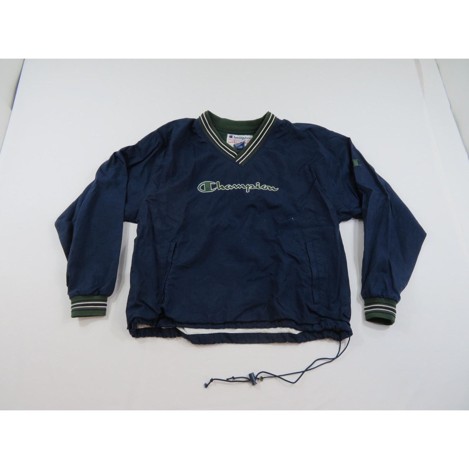 Champion Champion Spellout Pullover Windbreaker Jacket Blue L 1990s Size US L / EU 52-54 / 3 - 1 Thumbnail