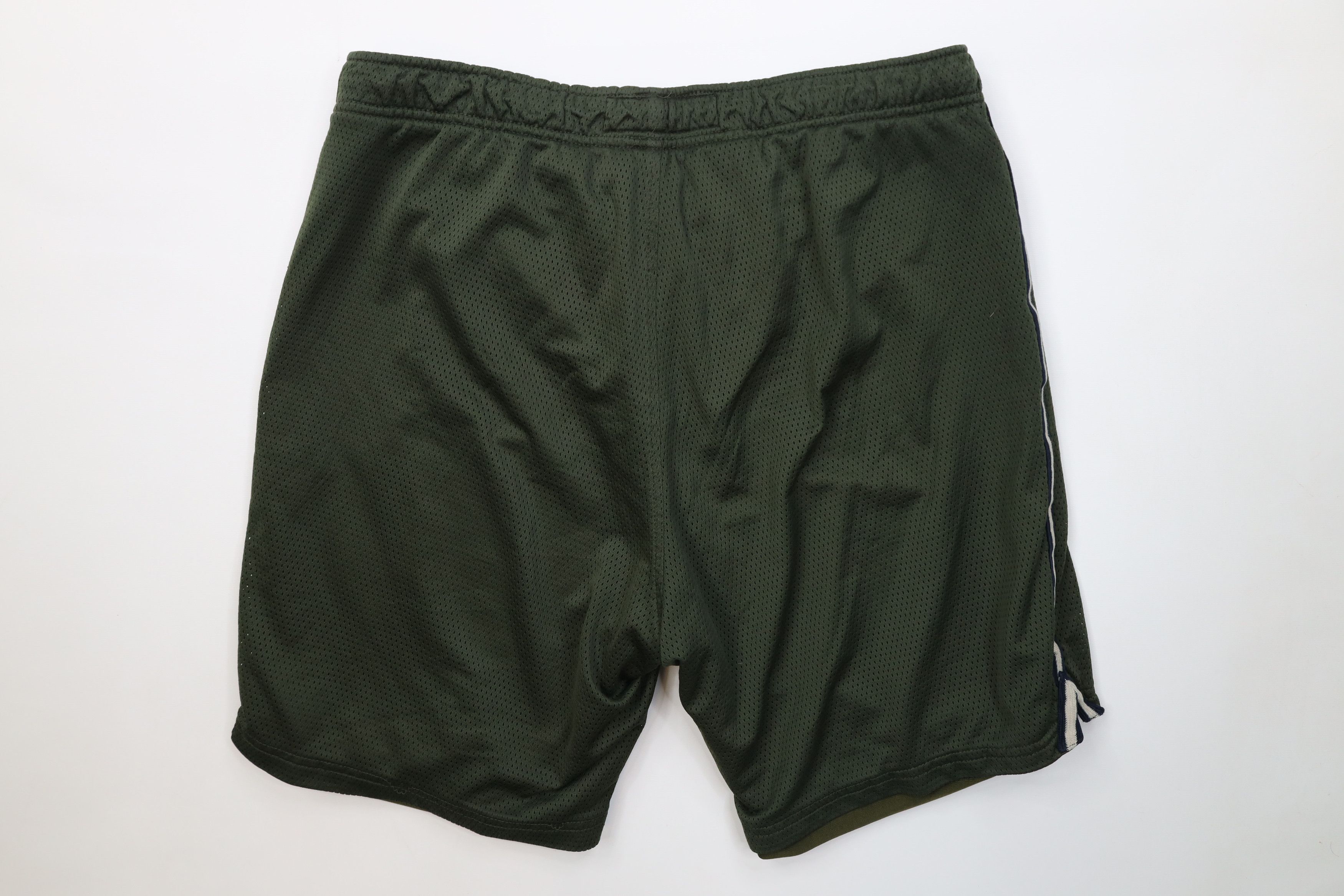 Abercrombie & Fitch Vintage 90s Y2K Abercrombie & Fitch Basketball Shorts Green Size US 34 / EU 50 - 8 Thumbnail