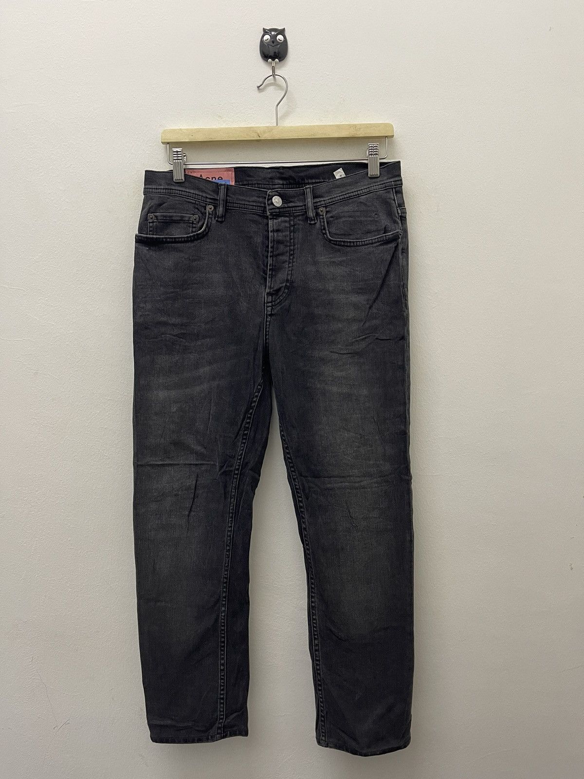 Acne Studios Rare ACNE STUDIOS Bla Konst Black Denim Size US 29 - 4 Thumbnail