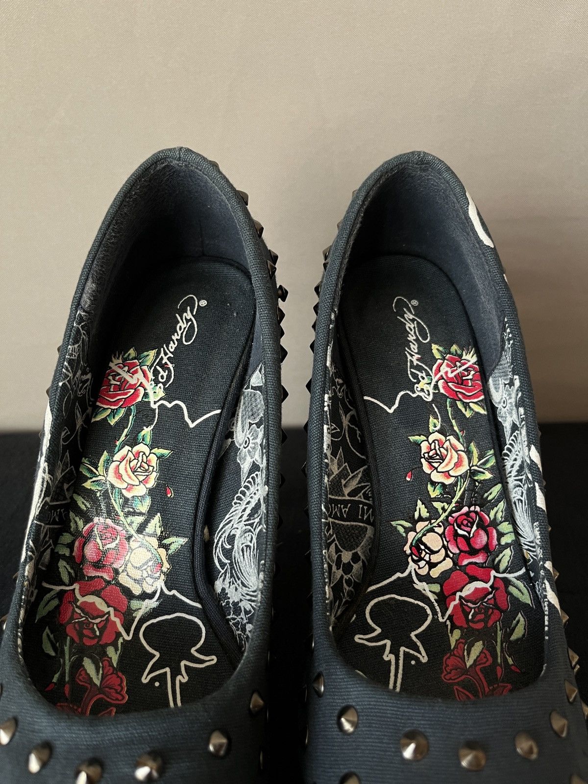 Ed Hardy Ed Hardy Denim Punk Glamour Heels Size US 6 / IT 36 - 10 Thumbnail