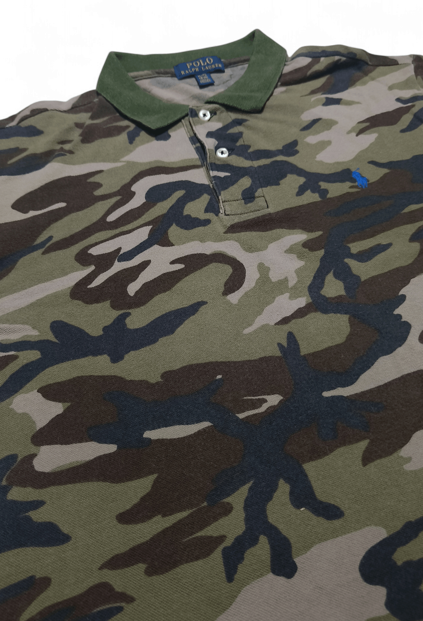 Polo Ralph Lauren Vintage POLO RALPH LAUREN Army Camo T-Shirt Size US M / EU 48-50 / 2 - 3 Thumbnail