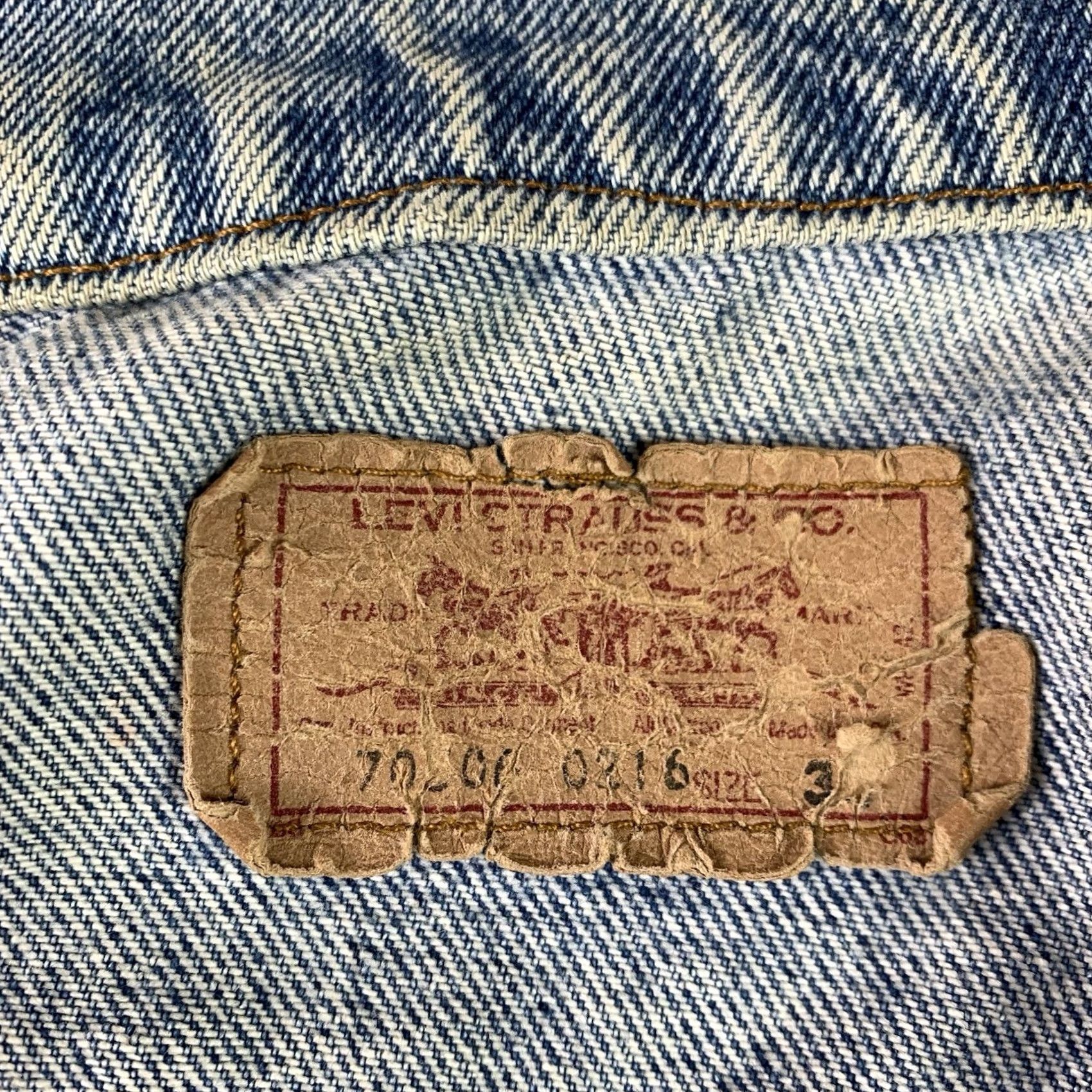 Levi's VINTAGE Levi’s Jacket Mens M Blue Button Up 80s Made in USA Jacket Biker Mens 80s Blue Size US M / EU 48-50 / 2 - 3 Thumbnail