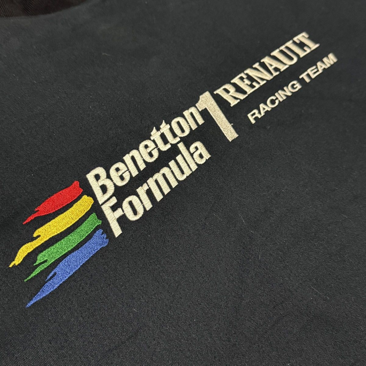 Benetton Vintage Rare Benetton Renault F1 Racing Team Bomber Jacket Size US L / EU 52-54 / 3 - 15 Thumbnail