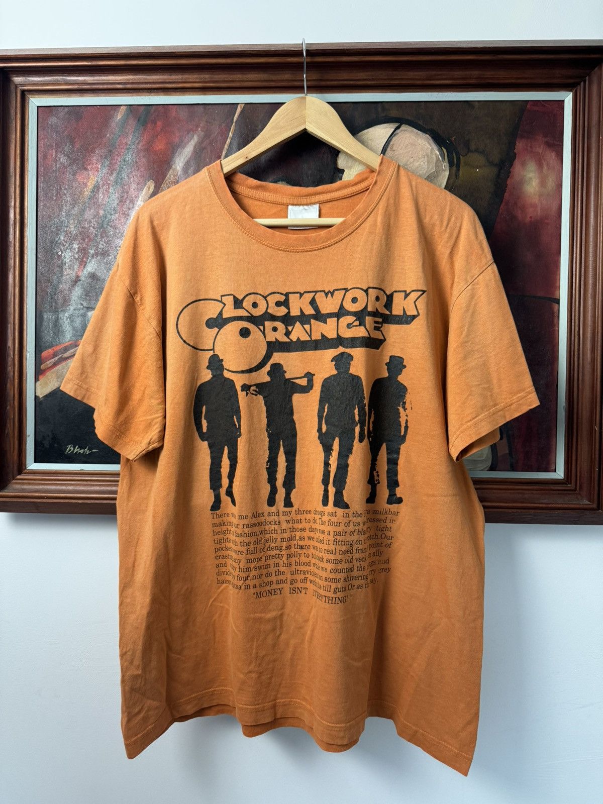 Vintage Clockwork Orange Stanley Kubrick Movie Vintage Tee Rare Hype Size US L / EU 52-54 / 3 - 1 Thumbnail
