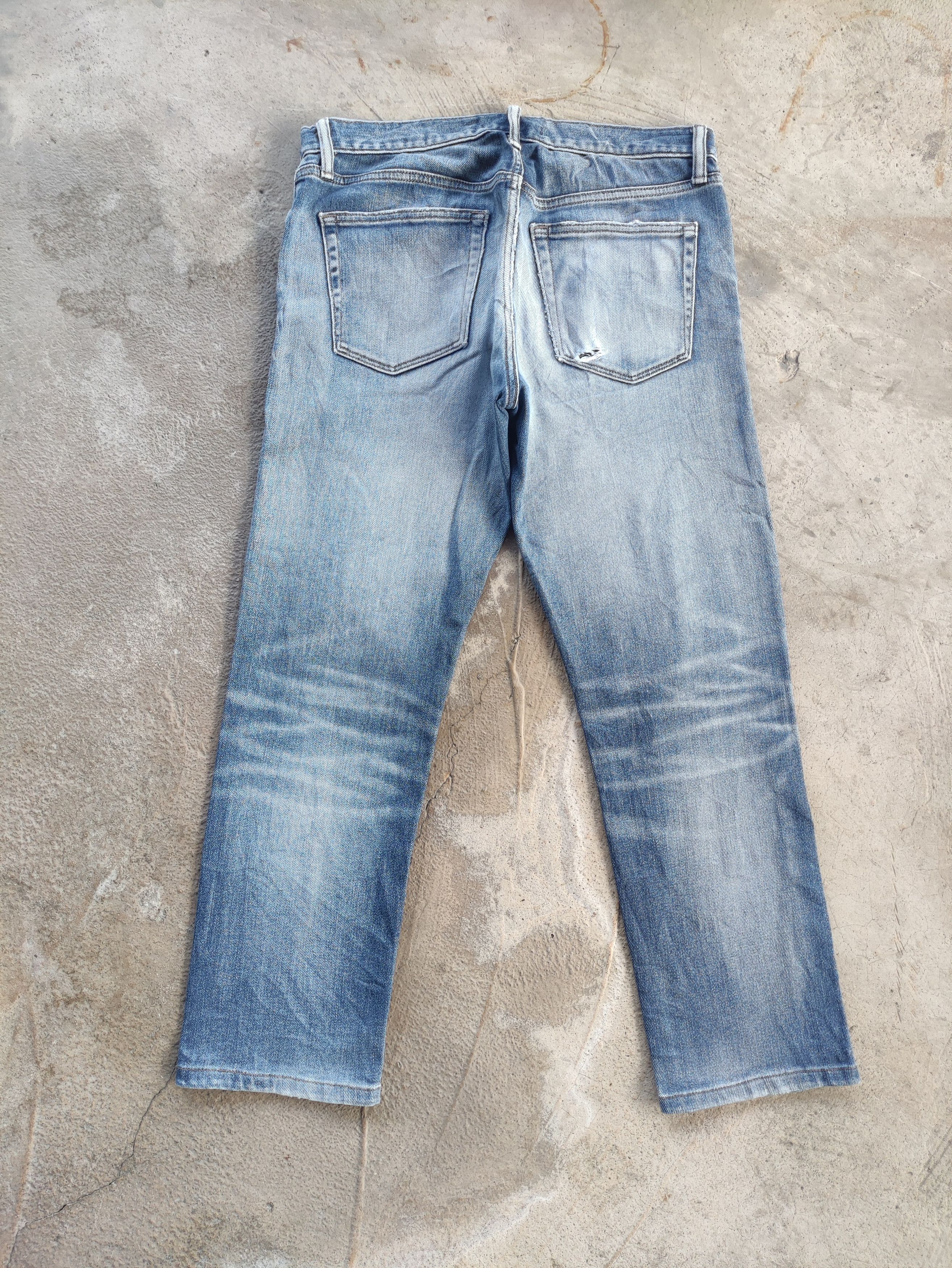 Japanese Brand Vintage Japanese Jean Distressed Faded Denim Pants Size US 34 / EU 50 - 8 Thumbnail