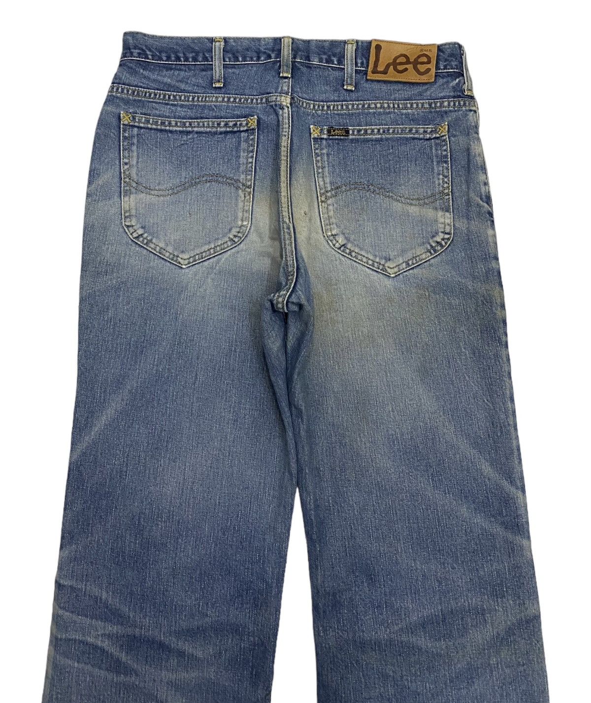 Lee VINTAGE 80s LEE US RIDERS SANFORIZED DISTRESSED BAGGY DENIM Size US 32 / EU 48 - 4 Thumbnail