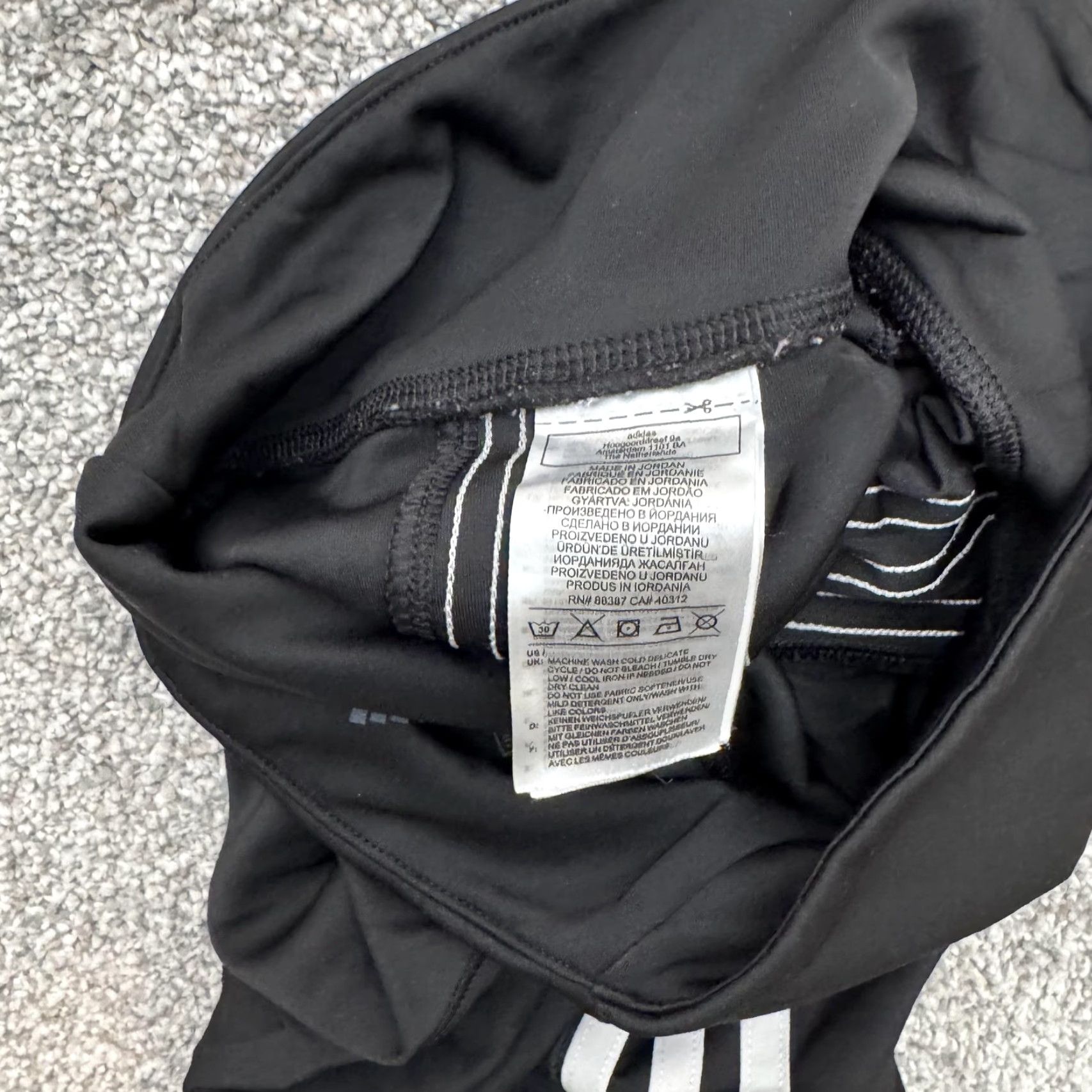 Adidas Adidas AEROREADY Leggings Womens XS Black Striped High Rise Yoga Athletic Size 26" / US 2 / IT 38 - 7 Thumbnail