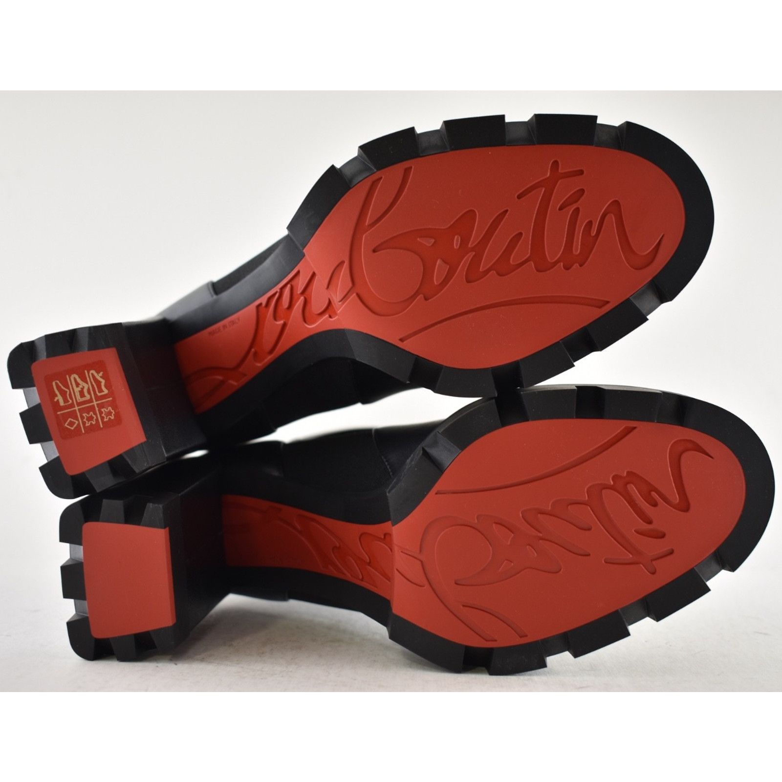 Christian Louboutin Christian Louboutin CL Chelsea Lug 100 Leather Ankle Boot 41 Size US 10 / IT 40 - 21 Thumbnail