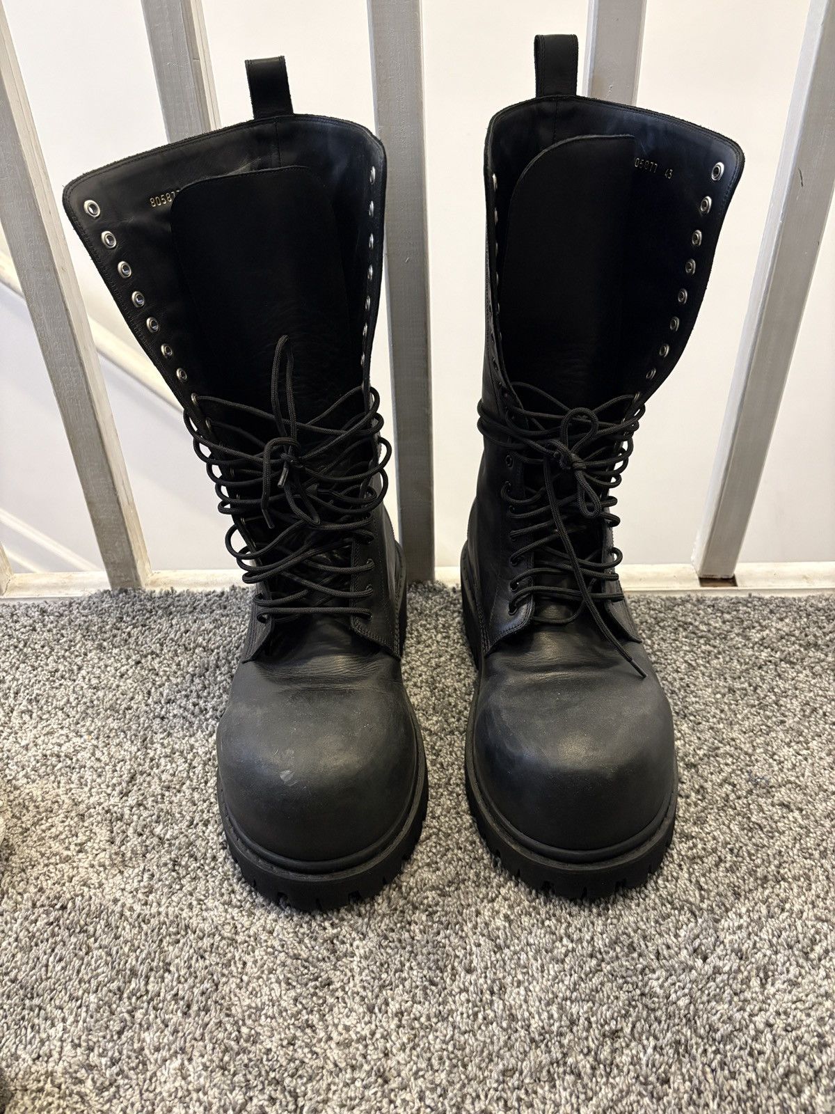 Runway Balenciaga Stomper Boots