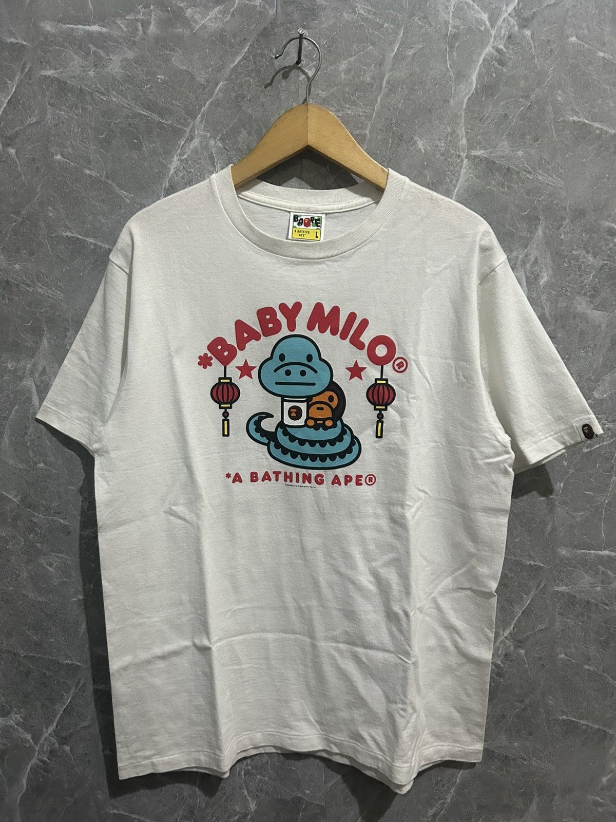Bape Bape Year of Horse Baby Milo Tee | Grailed