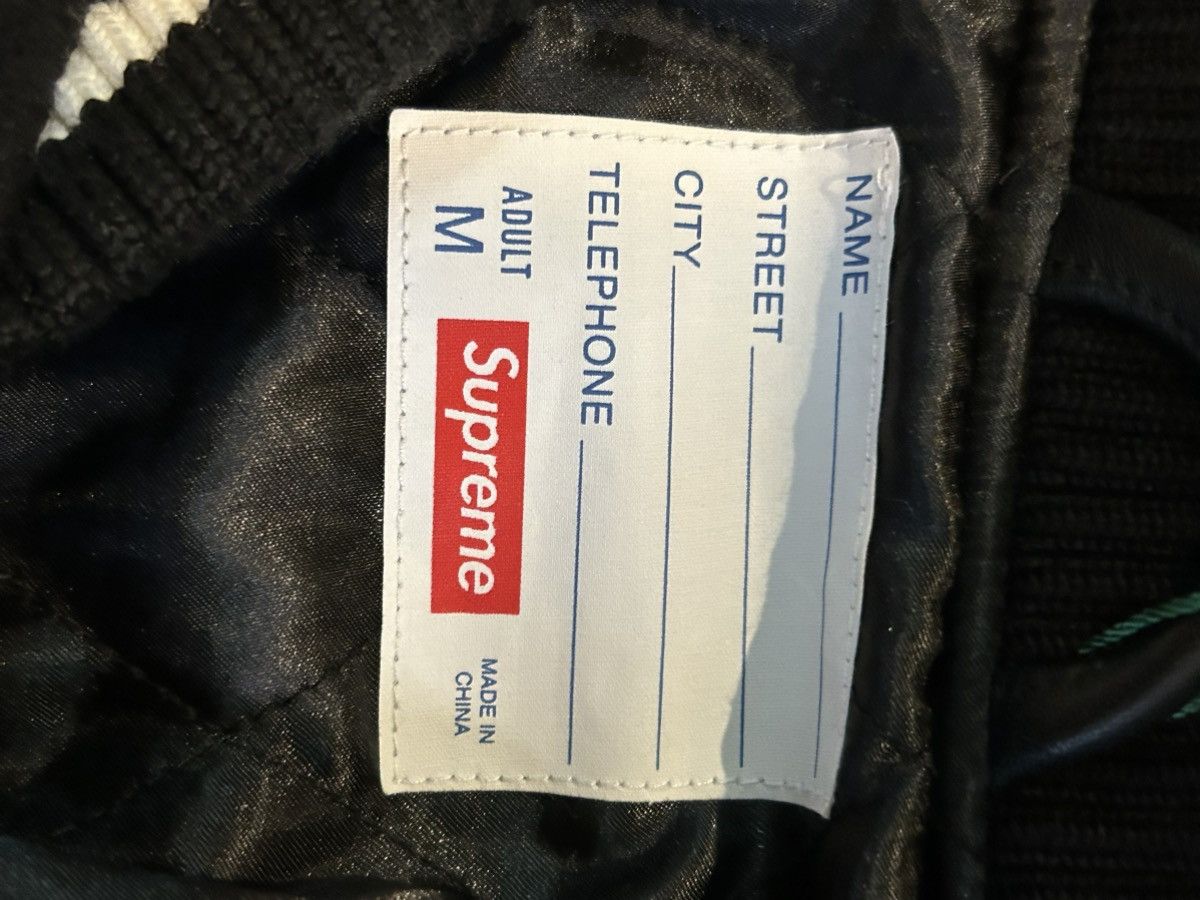 Supreme *New* Supreme Tiger Varsity Jacket Black Medium Size US M / EU 48-50 / 2 - 11 Thumbnail