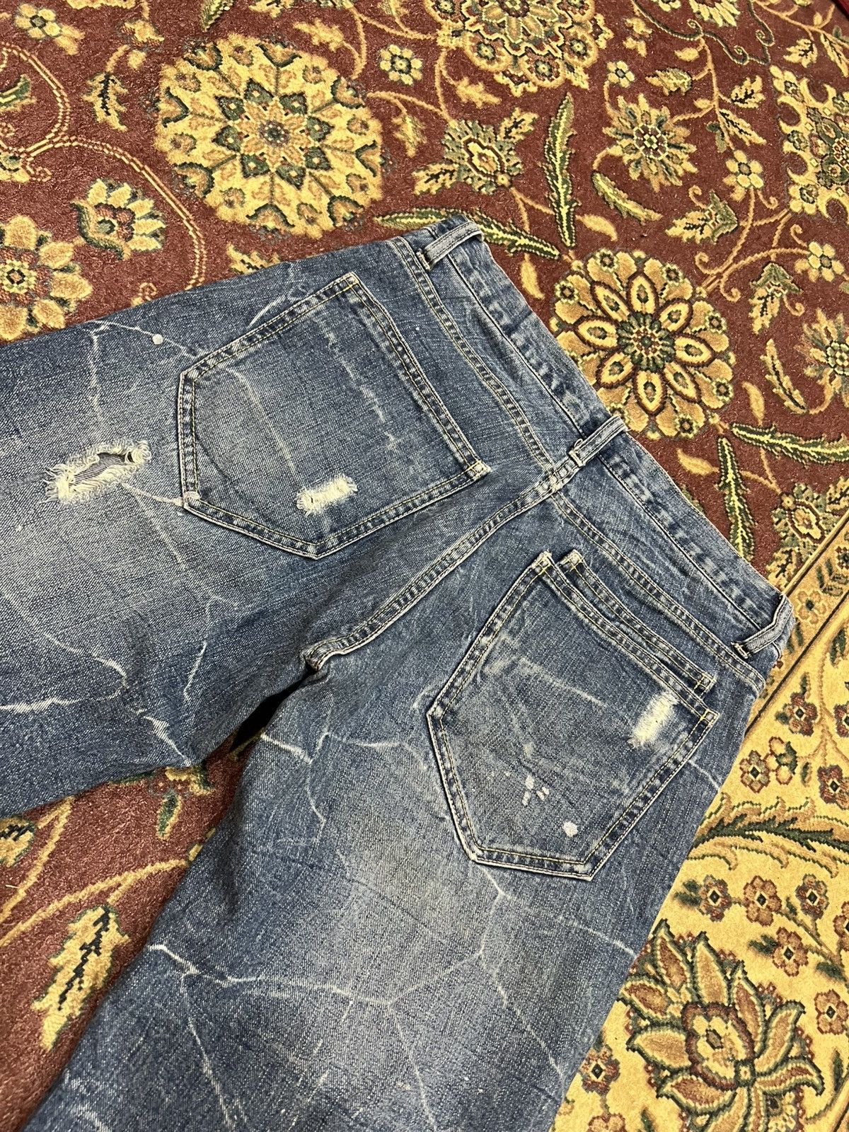 Japanese Brand Nylaus Clothing Distress Short Jean Size US 31 - 11 Thumbnail