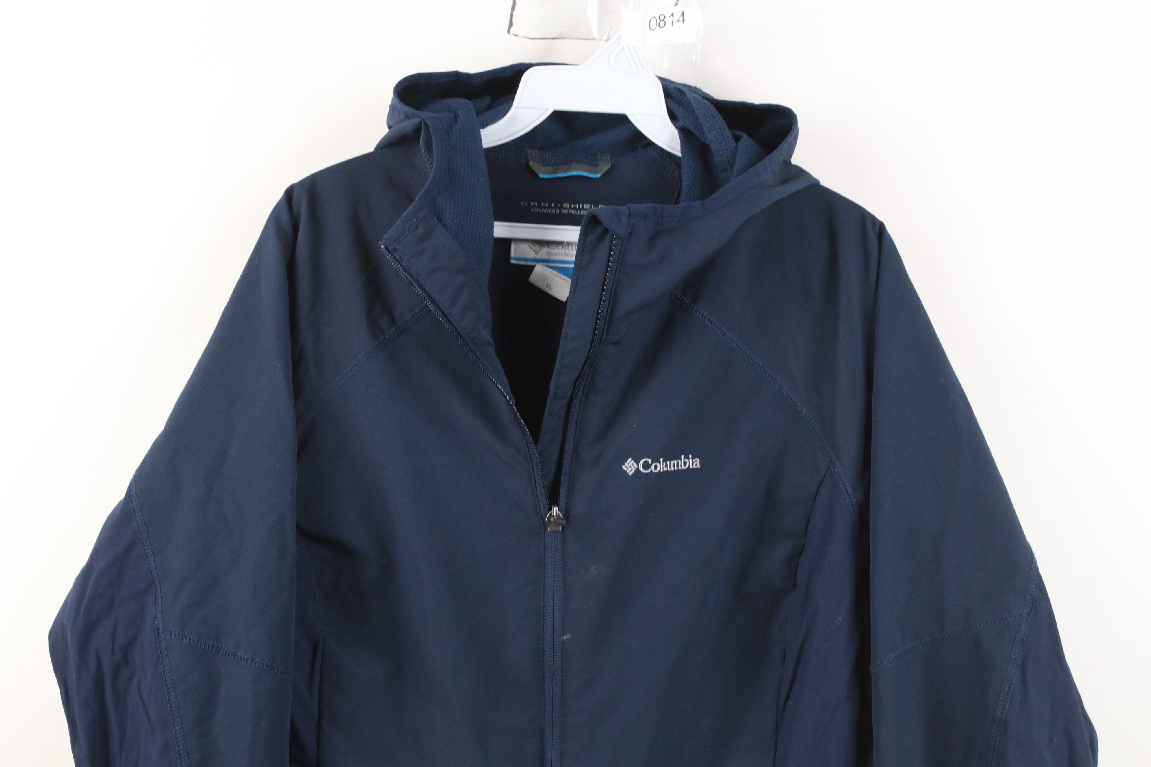 Columbia Y2K Columbia Water Resistant Full Zip Hooded Rain Jacket Size XL / US 12-14 / IT 48-50 - 2 Thumbnail