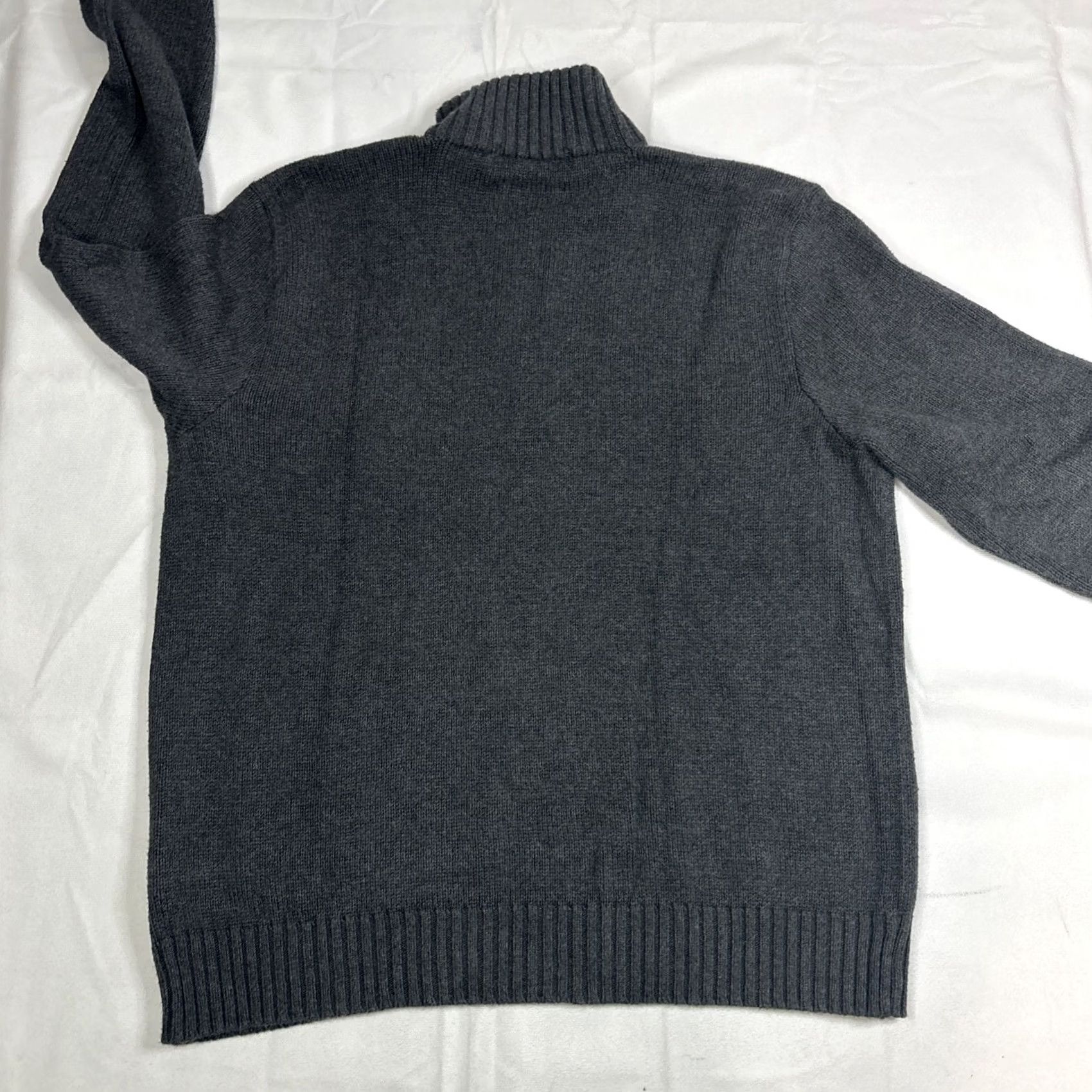 Ralph Lauren Ralph Lauren Polo 1/4 Zip Sweater Men XL Gray Pima Cotton Regular Size Size US XL / EU 56 / 4 - 5 Thumbnail