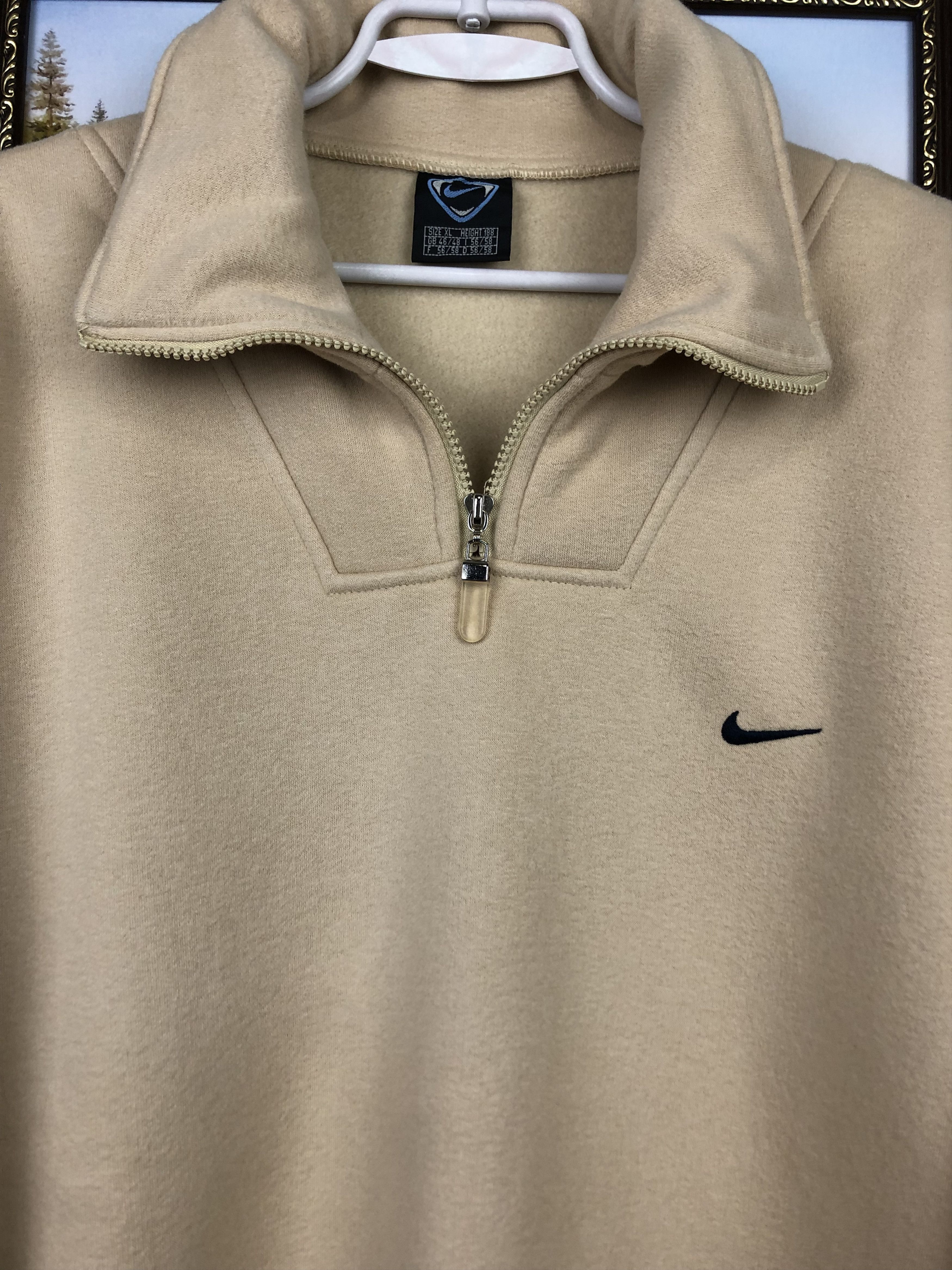 Nike Vintage Nike Sweatshirt Warm Big Swoosh Crewneck Mens Rare Size US XL / EU 56 / 4 - 2 Thumbnail