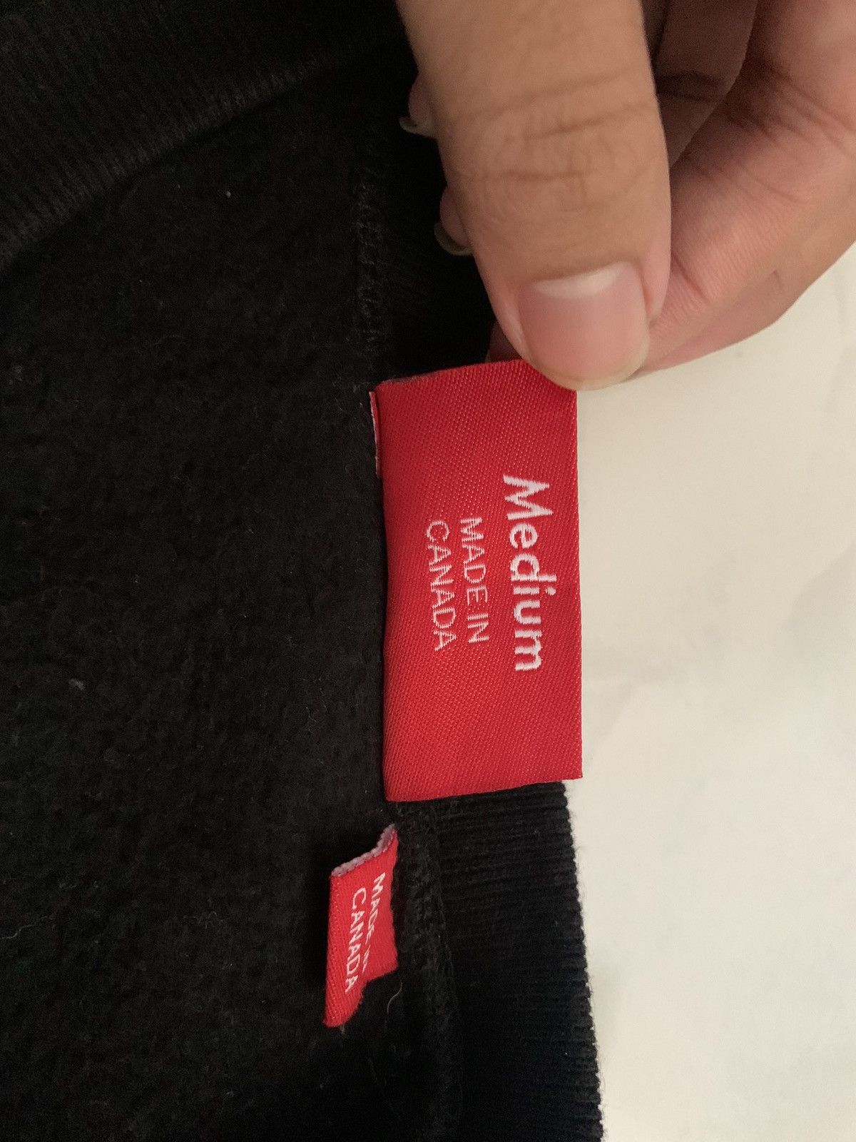 Supreme Supreme box logo crewneck black on black Size US M / EU 48-50 / 2 - 5 Thumbnail