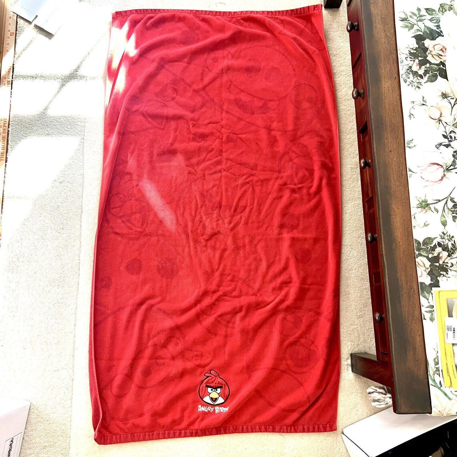 Designer Angry Birds Beach Towel Pool Bath Kids 34 x 63" RARE Size ONE SIZE - 3 Thumbnail